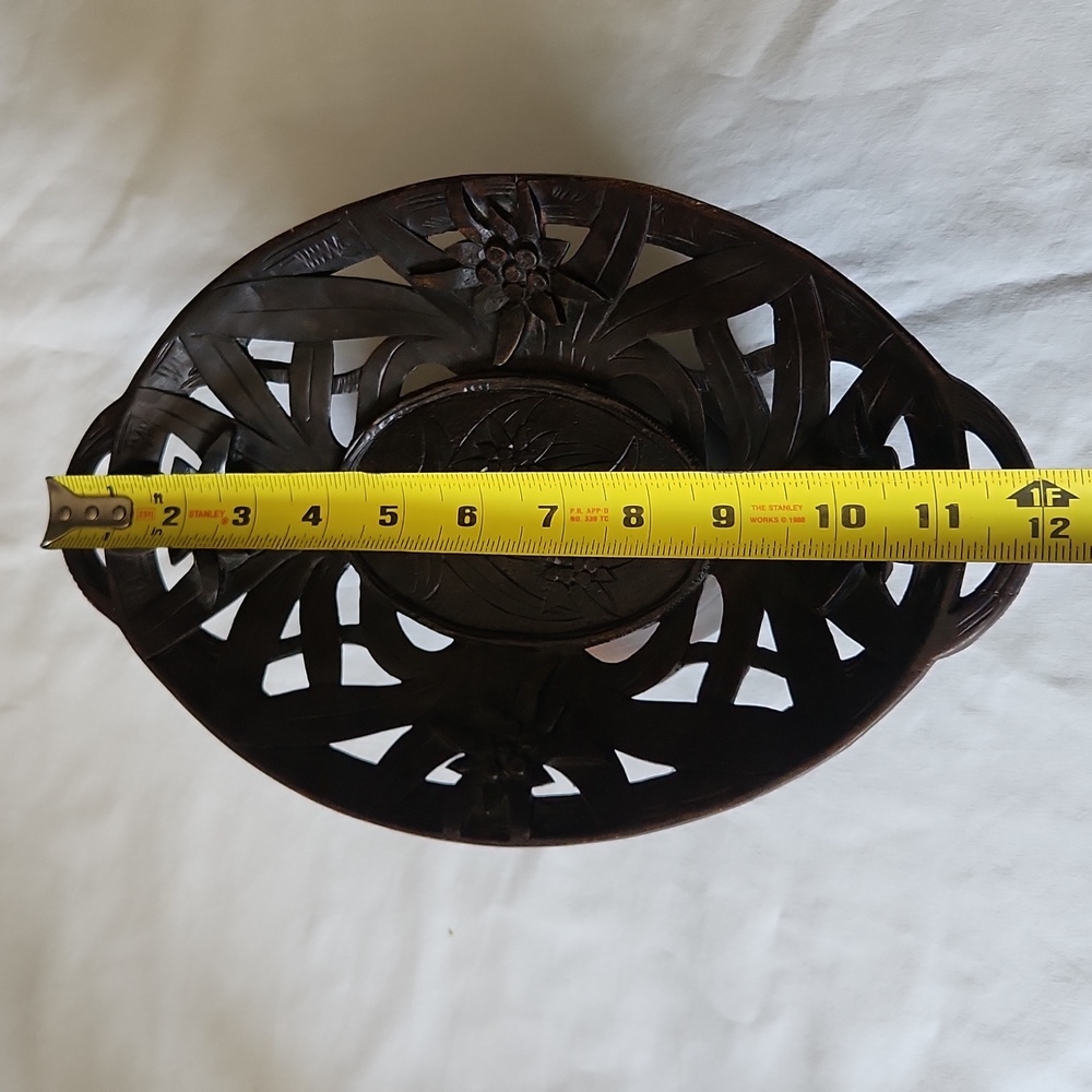 Thorens Lauterbach Walzer Switzerland Musical Carved Wooden Tray Platter - Picture 12 of 14